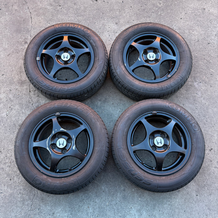 Honda Modulo 14" Wheels Enkei 14x5.5+45 4x100