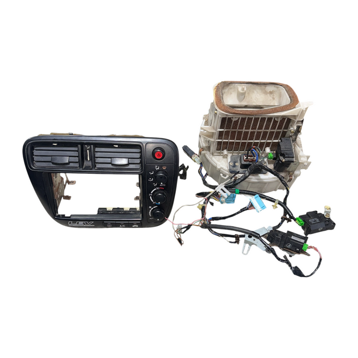 Double Din Conversion Climate Control AC Heater Unit Radio Bezel Trim Honda Civic EJ EK EM 96-00