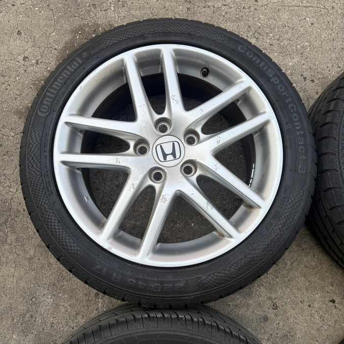 Stock Honda Accord Euro CL9 Sport 17" Wheels 17x7+55 5x114.3