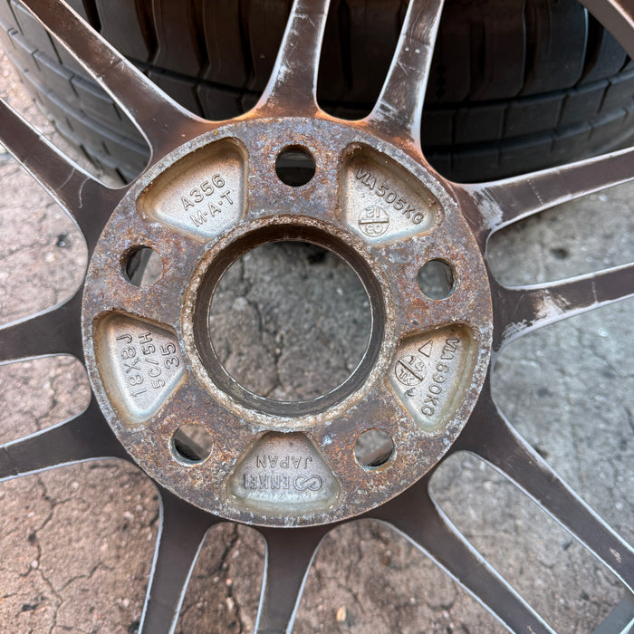 Enkei RPF1 Wheels Silver 18x8+35 5x114.3