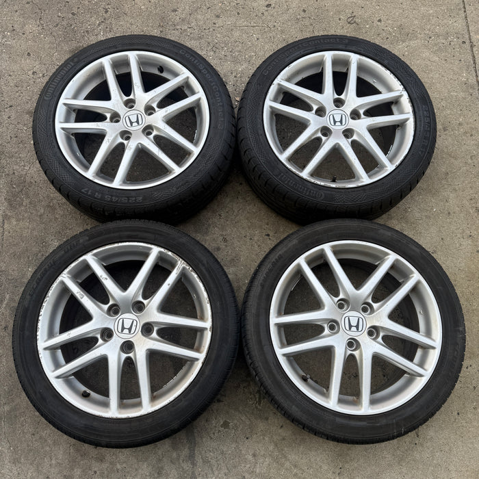 Stock Honda Accord Euro CL9 Sport 17" Wheels 17x7+55 5x114.3