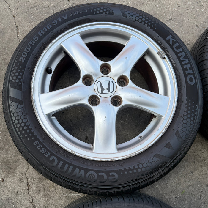 Stock Honda Accord Euro CL9 16" Wheels 16x6.5+55 5x114.3