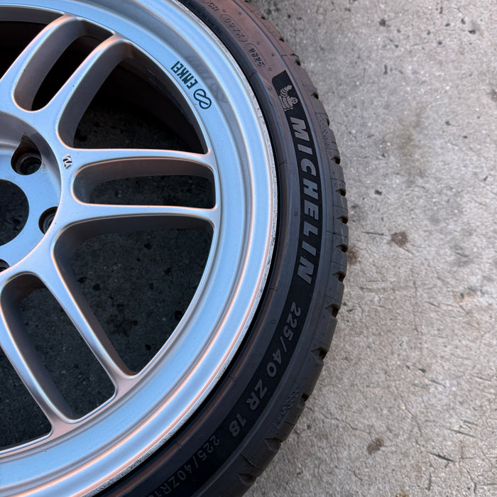 Enkei RPF1 Wheels Silver 18x8+35 5x114.3