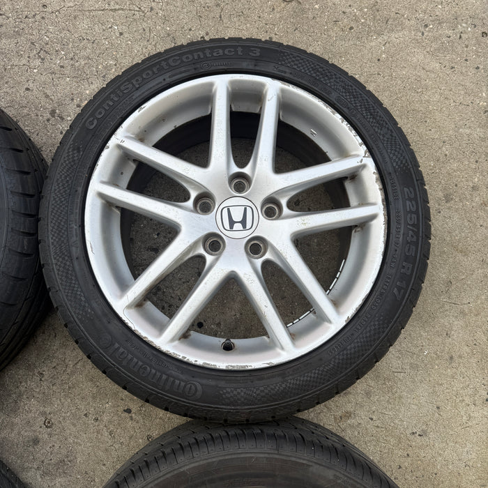 Stock Honda Accord Euro CL9 Sport 17" Wheels 17x7+55 5x114.3