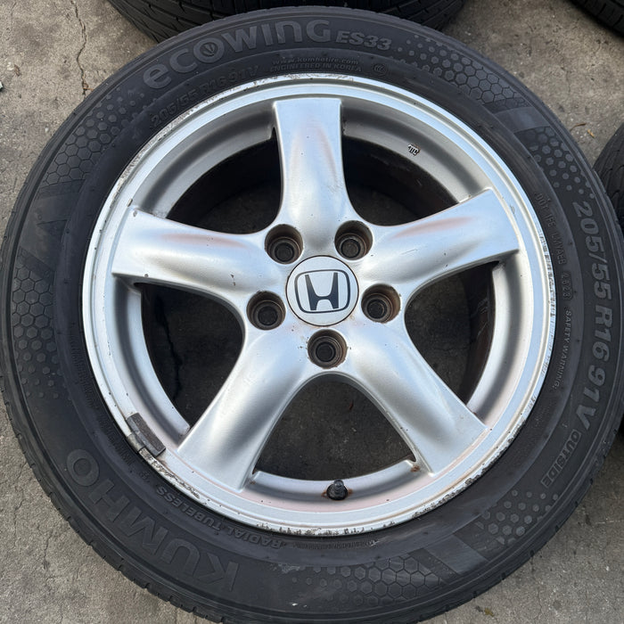 Stock Honda Accord Euro CL9 16" Wheels 16x6.5+55 5x114.3