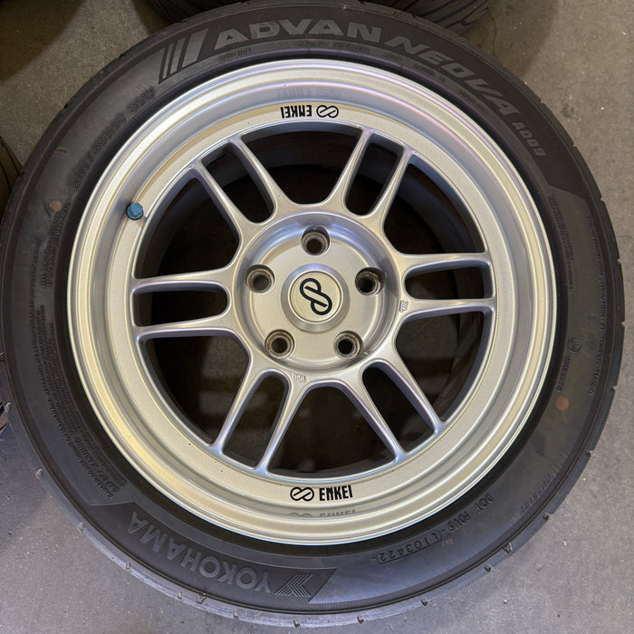 Enkei RPF1 Wheels Silver 16x8+38 5x114.3