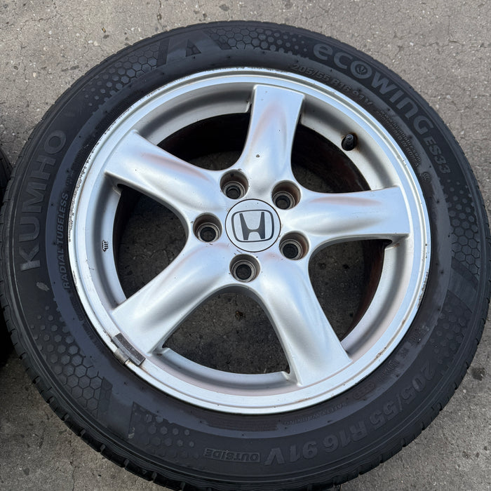 Stock Honda Accord Euro CL9 16" Wheels 16x6.5+55 5x114.3