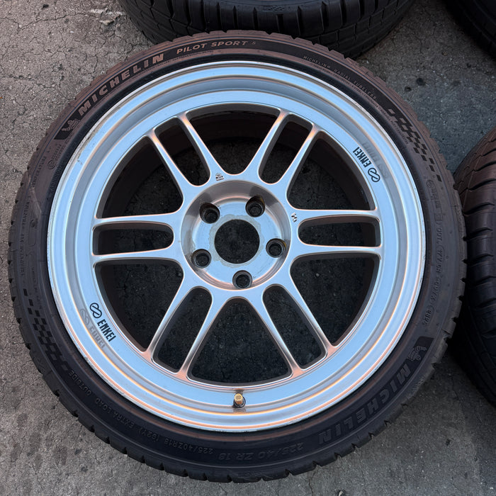 Enkei RPF1 Wheels Silver 18x8+35 5x114.3