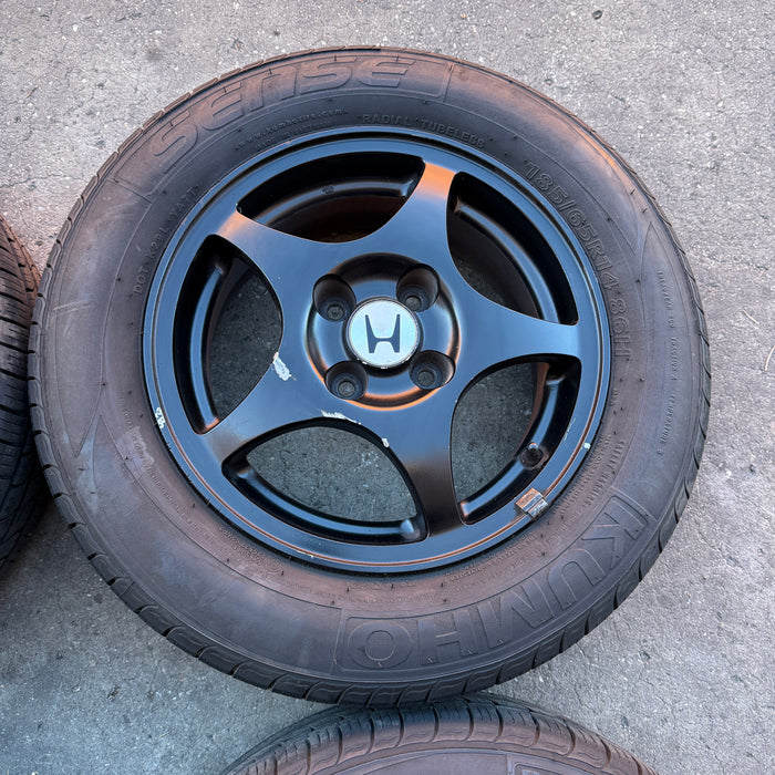 Honda Modulo 14" Wheels Enkei 14x5.5+45 4x100