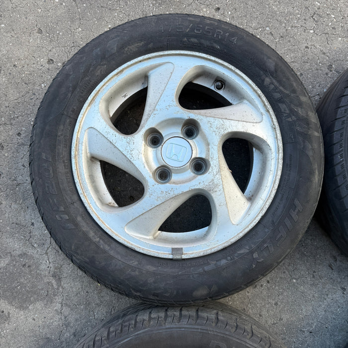 Honda Civic EK1 14" Wheels 14x5.5+45 4x100