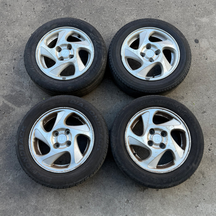 Honda Civic EK1 14" Wheels 14x5.5+45 4x100