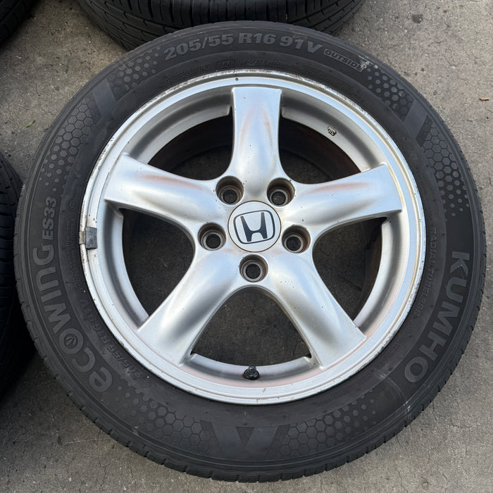 Stock Honda Accord Euro CL9 16" Wheels 16x6.5+55 5x114.3