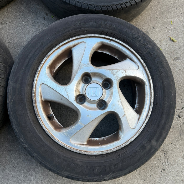 Honda Civic EK1 14" Wheels 14x5.5+45 4x100