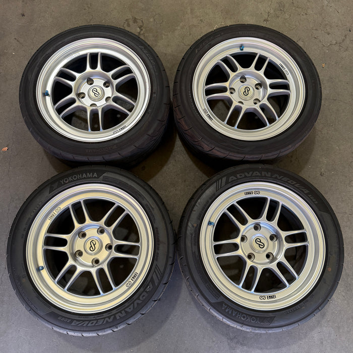 Enkei RPF1 Wheels Silver 16x8+38 5x114.3