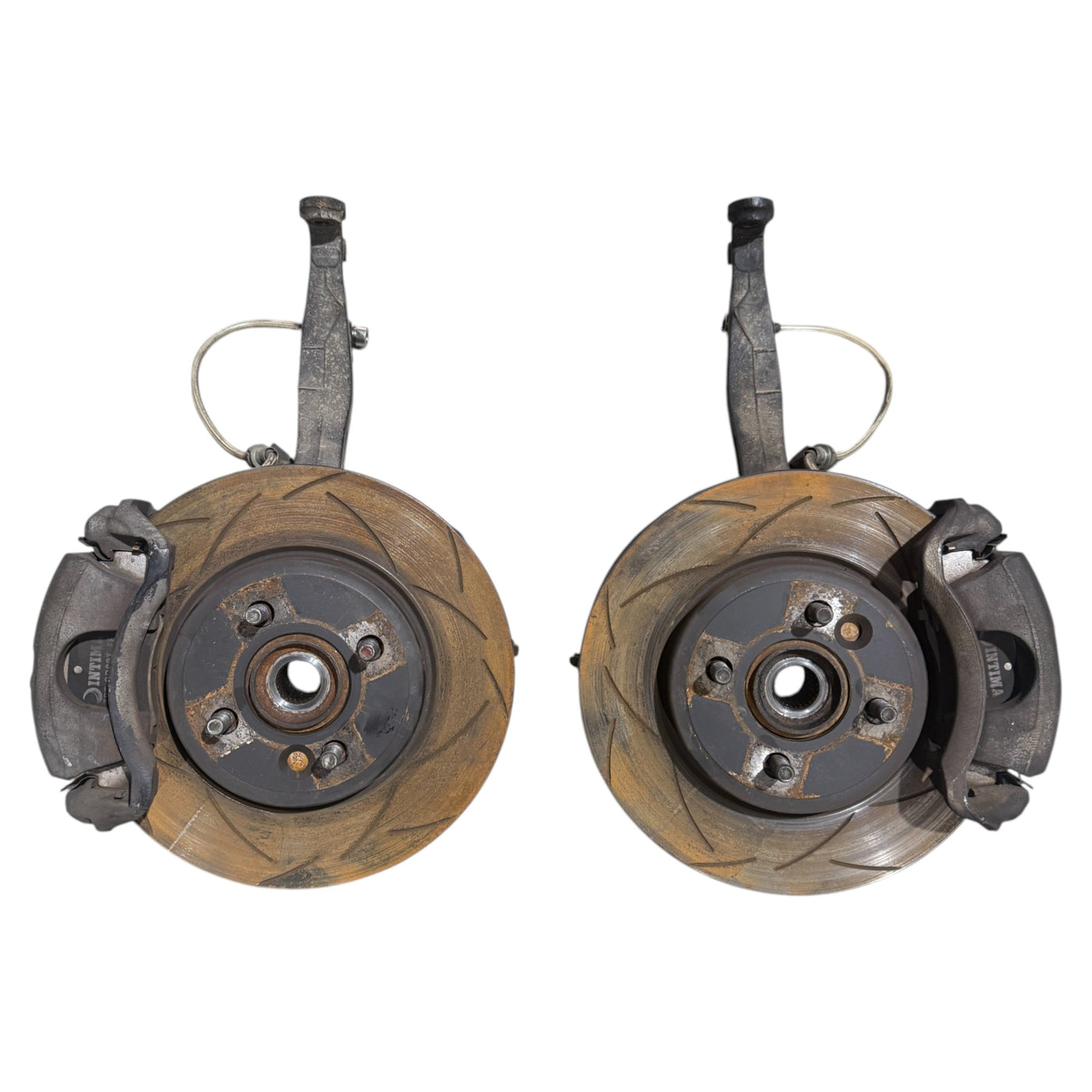 Front Brake Caliper Hub And Knuckles 280mm ABS Honda Civic EG EK 92 00 front-brake-caliper-hub-and-knuckles-280mm-abs-honda-civic-eg-ek-92-00