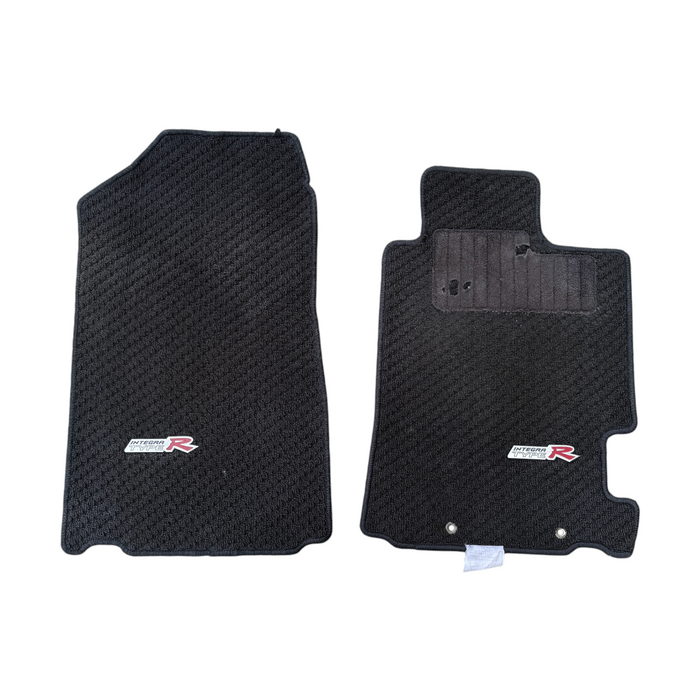 Black Floor Mats Front Honda Integra DC5 Type R 02-06