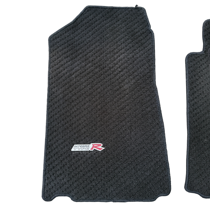 Black Floor Mats Front Honda Integra DC5 Type R 02-06