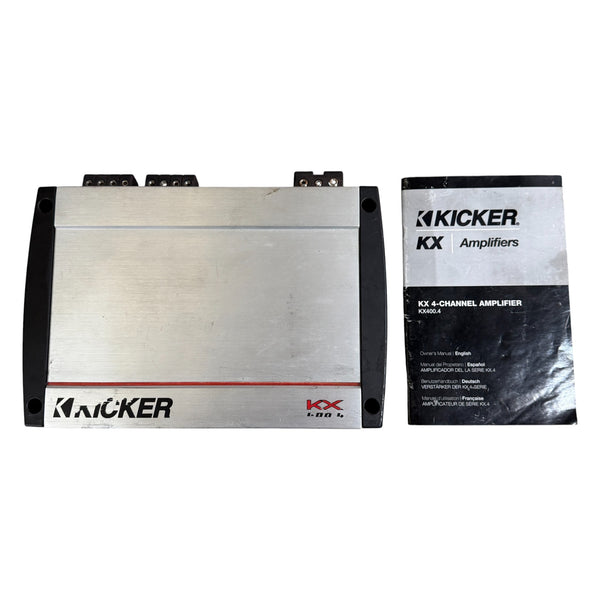 Kicker KX400.4 Amplifier 400W 4 Channel Car Audio Amp — Type R