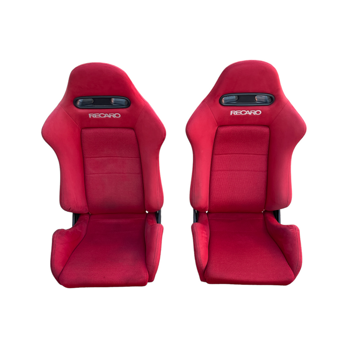 Recaro SR4 Front Seats Red Honda Integra DC5 Type R 02-06