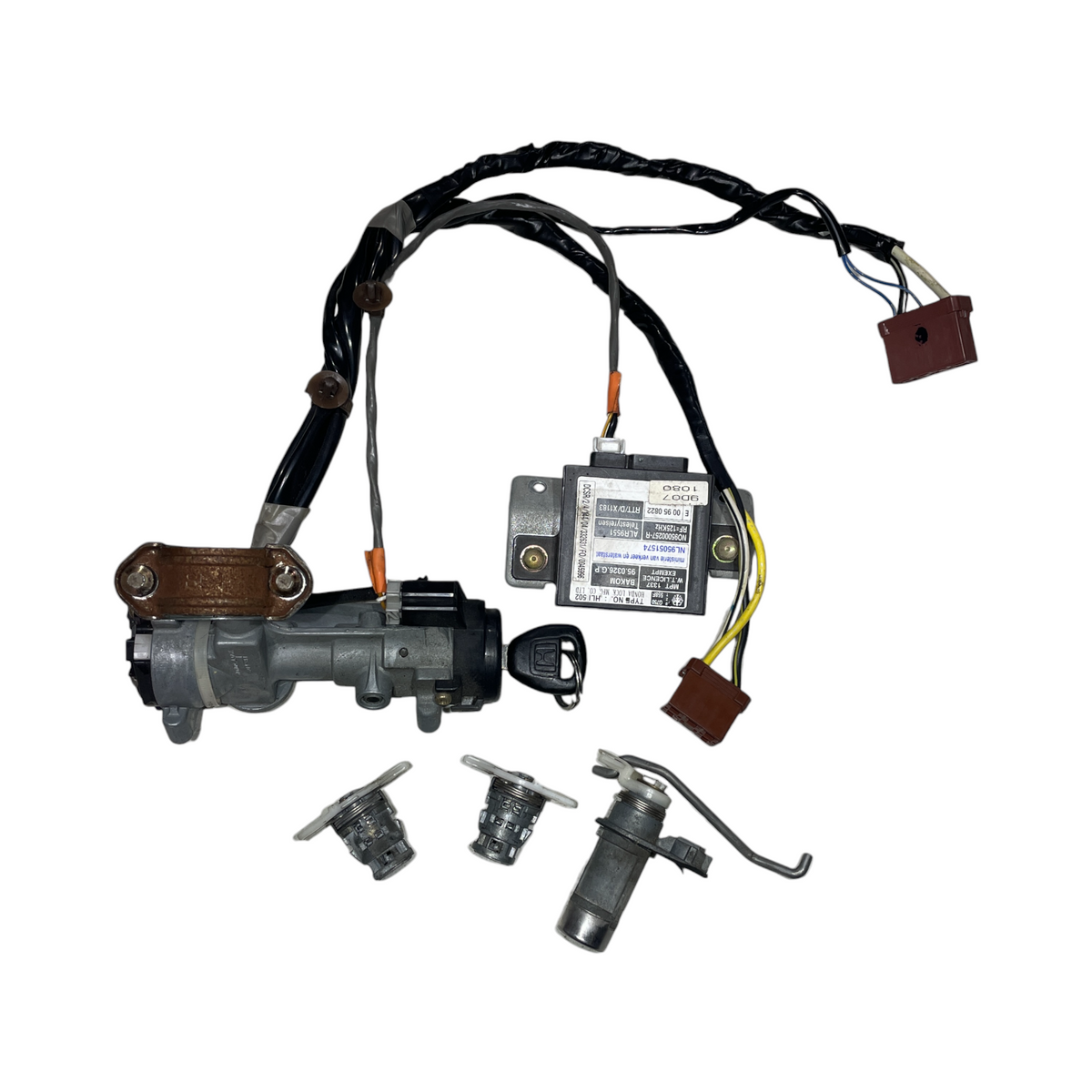Ignition Barrel Key and Door Lock Set Immobiliser Honda Integra DC2 DC ...