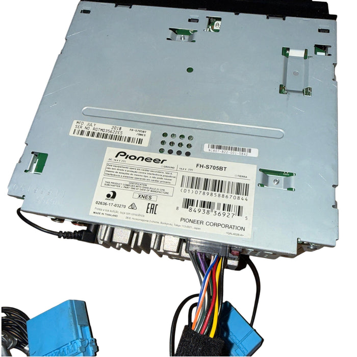 Pioneer FH-S705BT Head Unit Bluetooth Radio CD USB AUX