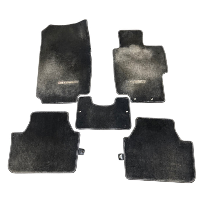 Black Floor Mats Set Honda Accord Euro CL9 03-08