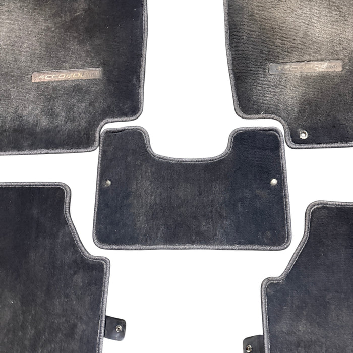Black Floor Mats Set Honda Accord Euro CL9 03-08