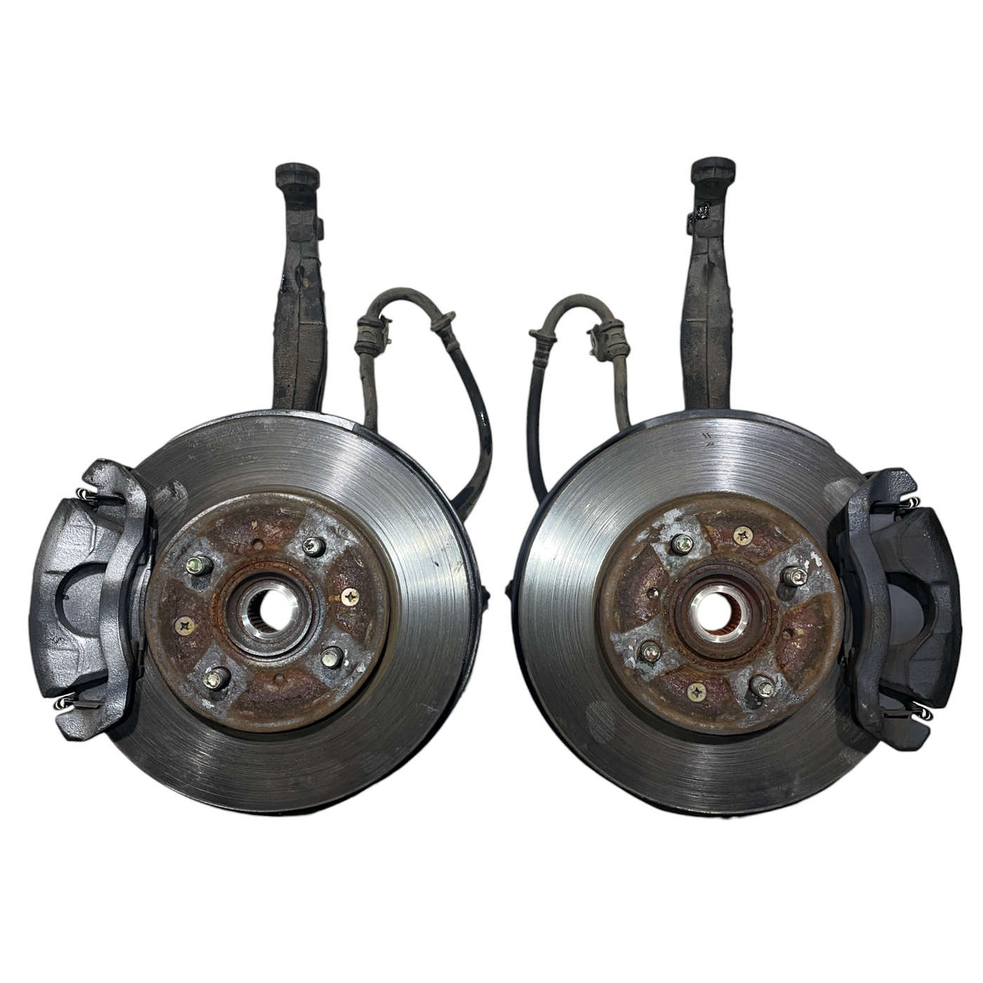Front Brake Caliper Hub And Knuckles 262mm NON ABS Honda Civic EG EK 9 front-brake-caliper-hub-and-knuckles-262mm-non-abs-honda-civic-eg-ek-9