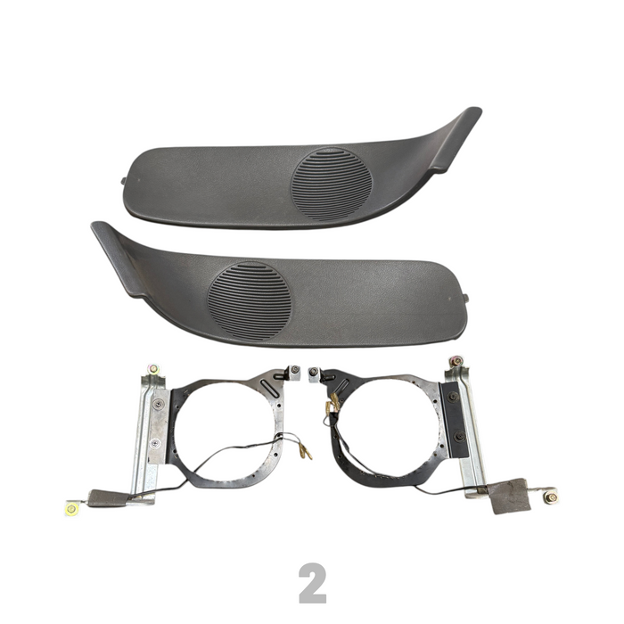 Rear Speaker Cover Panels and Brackets Honda Civic EG 92-95
