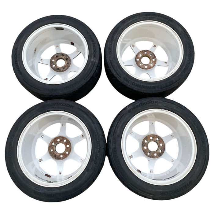 RAYS Gramlights 57DR Wheels 15x8+28 4x100 White