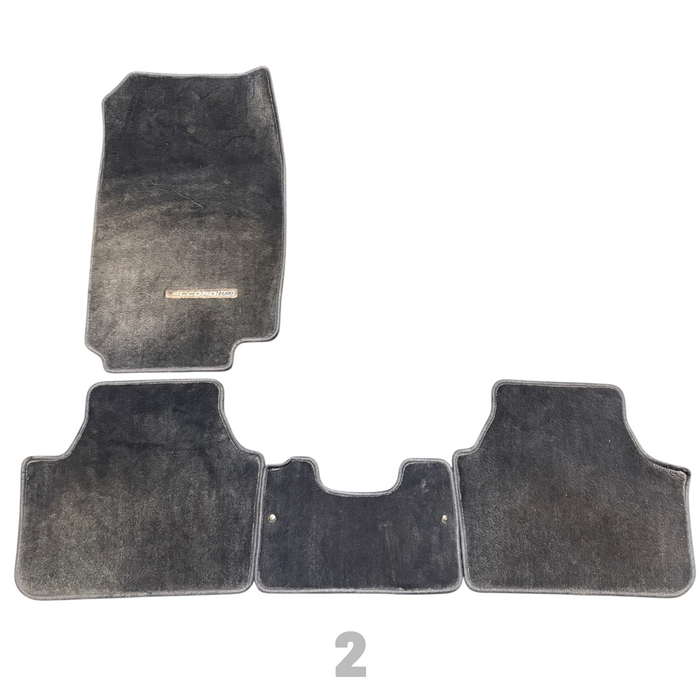 Black Floor Mats Set Honda Accord Euro CL9 03-08
