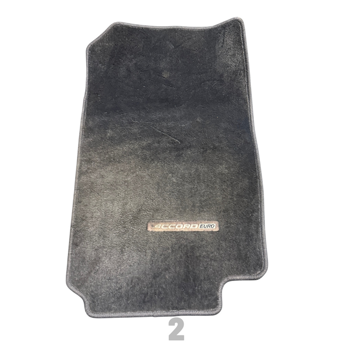 Black Floor Mats Set Honda Accord Euro CL9 03-08