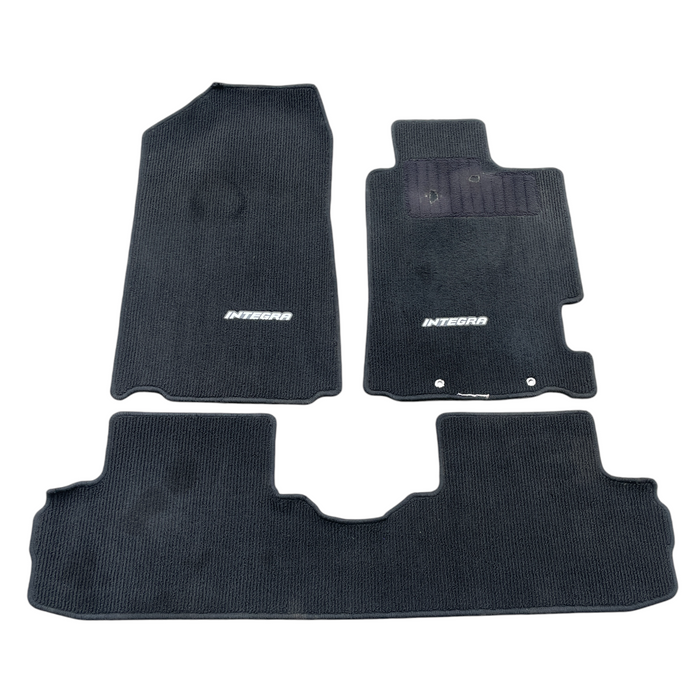 Black Floor Mats Set Honda Integra DC5 02-06