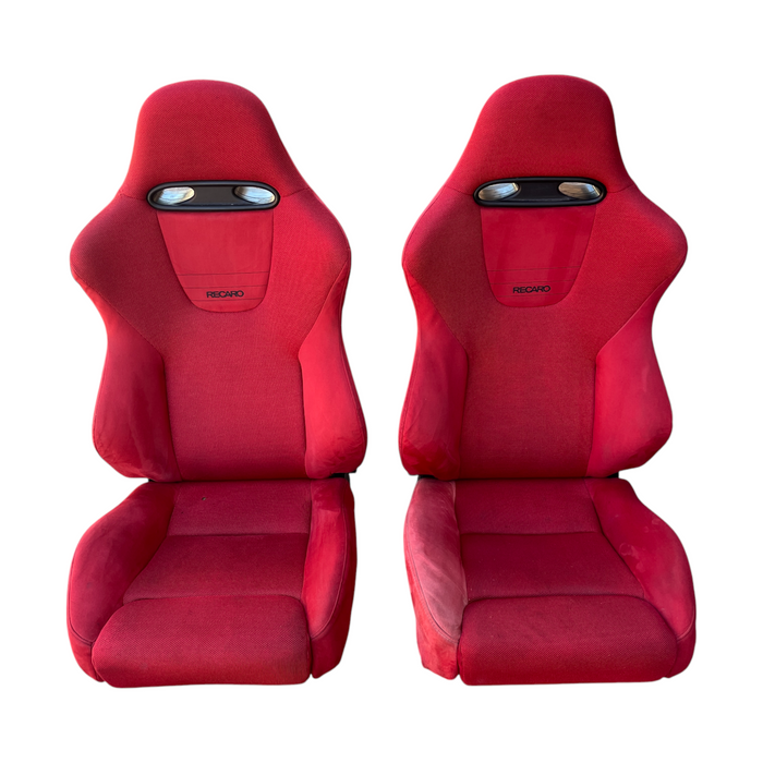 Recaro SPJ Front Seats Red Honda Civic EP3 Type R 01-05