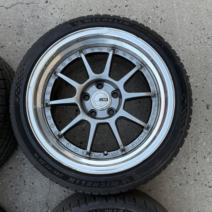 SSR SP3 3 Piece JDM Wheels 18x8.5+43 18x9.5+43 5x114.3