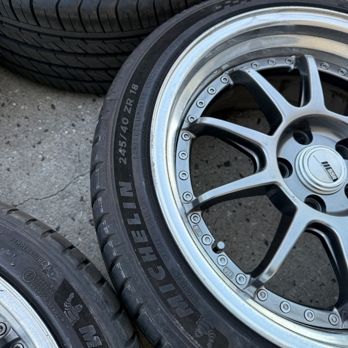 SSR SP3 3 Piece JDM Wheels 18x8.5+43 18x9.5+43 5x114.3