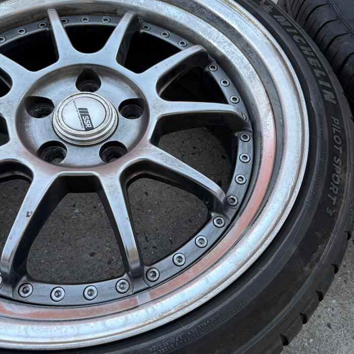 SSR SP3 3 Piece JDM Wheels 18x8.5+43 18x9.5+43 5x114.3