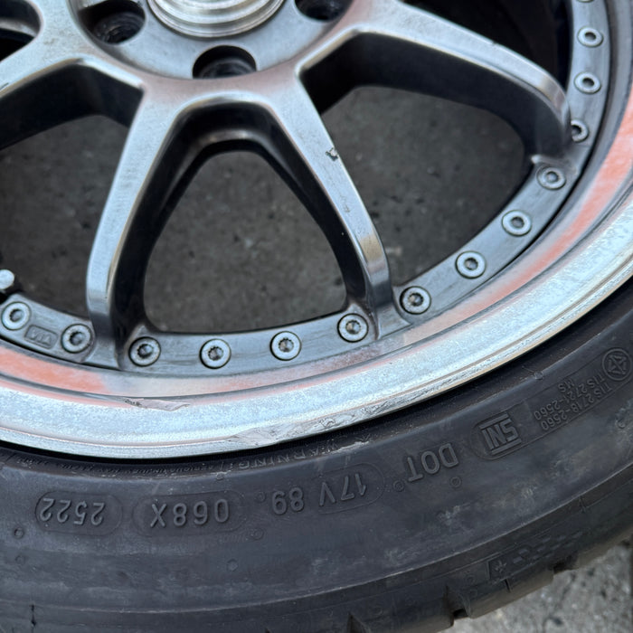 SSR SP3 3 Piece JDM Wheels 18x8.5+43 18x9.5+43 5x114.3