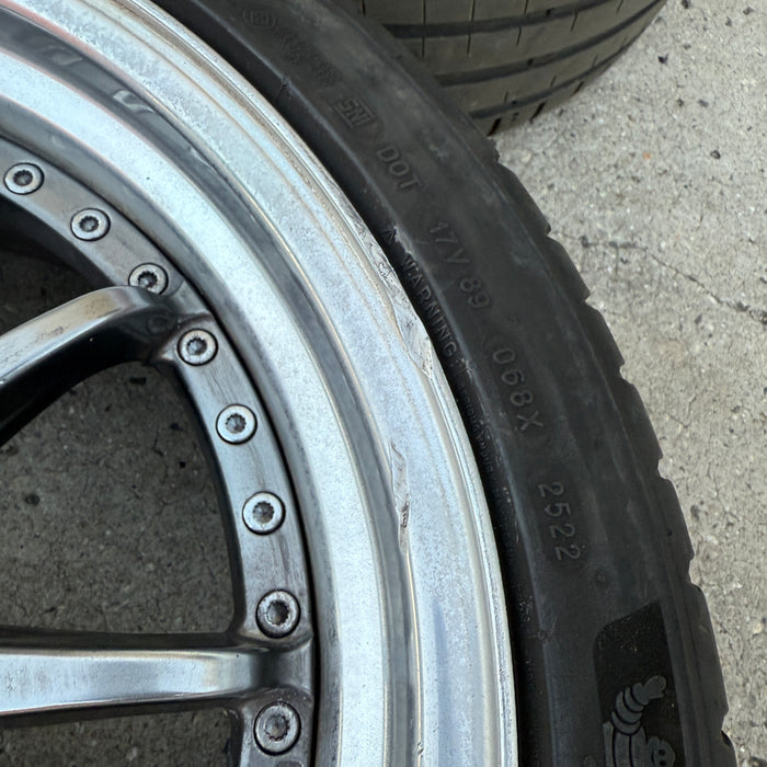 SSR SP3 3 Piece JDM Wheels 18x8.5+43 18x9.5+43 5x114.3